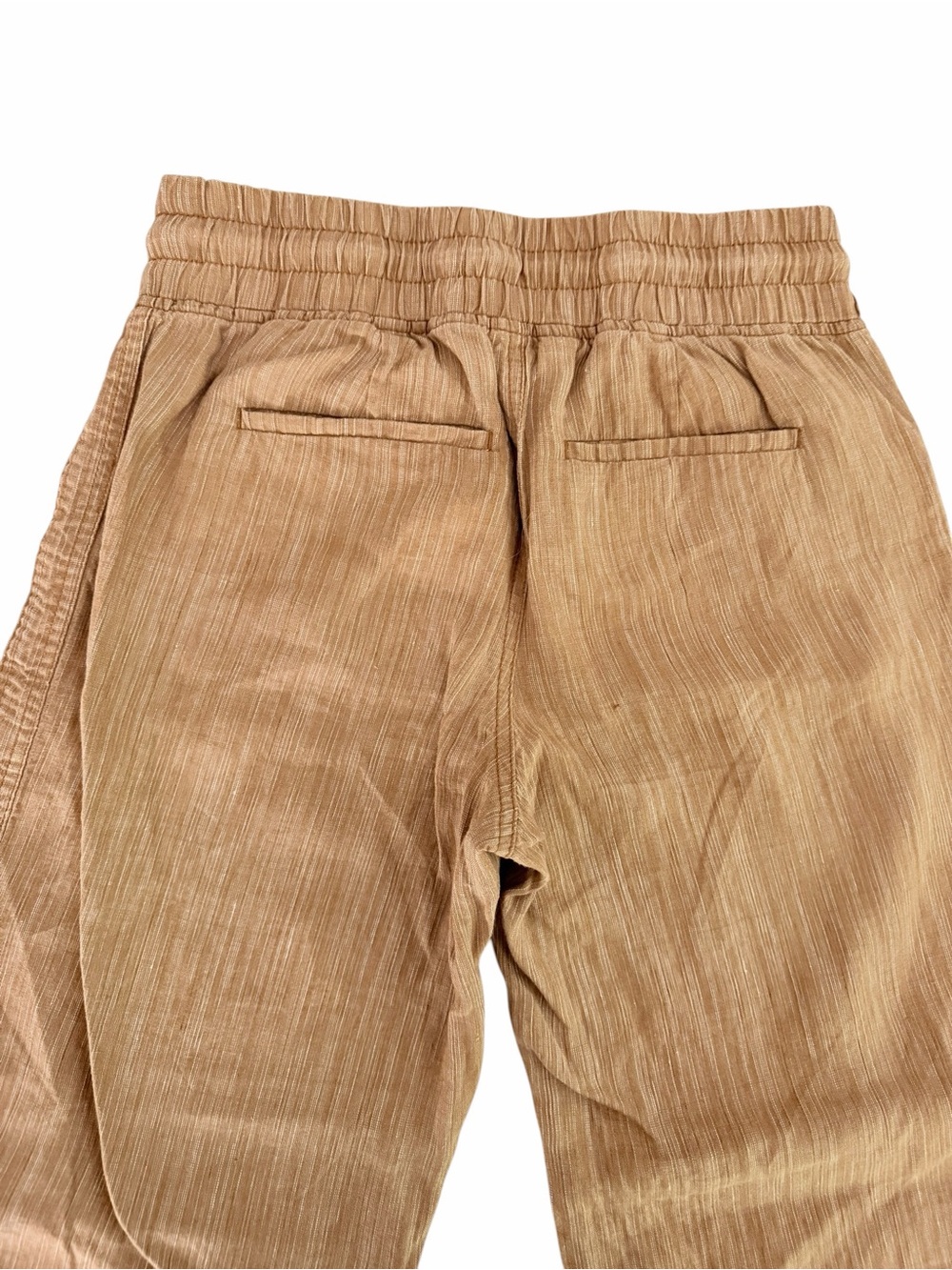 ATHLETA Cabo Linen Textured Wide Leg Pants Terracotta Resort size 4 - Picture 5 of 13